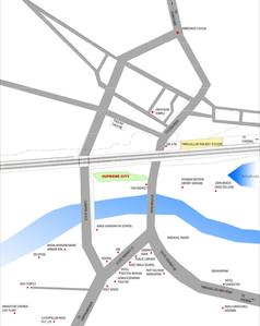 Project Image of 840.0 - 930.0 Sq.ft 2 BHK Apartment for buy in Supreme City