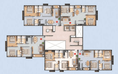Project Image of 1529.0 - 1928.0 Sq.ft 3 BHK Apartment for buy in Anudip Grandeur