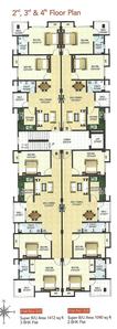 Project Image of 970.0 - 1412.0 Sq.ft 2 BHK Apartment for buy in Yash Kalawati Enclave