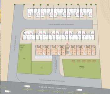 Project Image of 668.33 - 720.64 Sq.ft 3 BHK Duplex for buy in Kuber Ishwar City