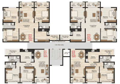 Project Image of 0.0 - 850.0 Sq.ft 3 BHK Apartment for buy in Cosme 1 Chogm