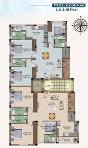 Project Image of 1250.0 - 1718.0 Sq.ft 3 BHK Apartment for buy in Live Pearl Flats