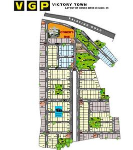 Project Image of 1200.0 - 2400.0 Sq.ft Residential Plot Plot for buy in VGP Victory Town