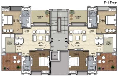 Project Image of 0.0 - 771.0 Sq.ft 2 BHK Apartment for buy in ND Palai