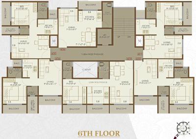 Project Image of 288.0 - 474.0 Sq.ft 1 RK Apartment for buy in S B Saavi Residency