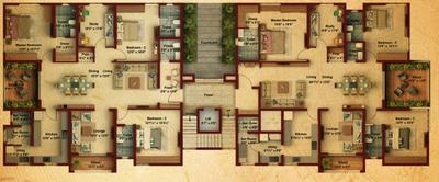 Project Image of 2988.0 - 3080.0 Sq.ft 4.5 BHK Apartment for buy in Voora Prakash