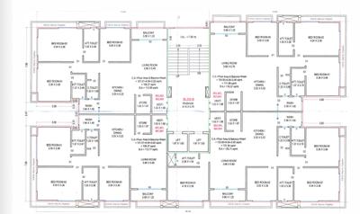 Project Image of 1050.99 - 1333.11 Sq.ft 3 BHK Apartment for buy in Shreeji Millionaires Legacy