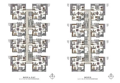 Project Image of 1575.0 - 2210.0 Sq.ft 3 BHK Apartment for buy in White Waters At Y