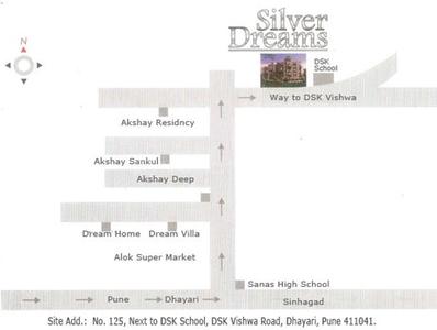 Akshay Silver Dreams Location Plan 1
