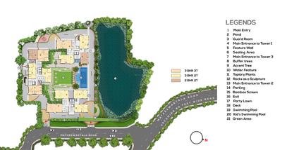 Project Image of 1016.0 - 1593.0 Sq.ft 2 BHK Apartment for buy in Laguna Bay