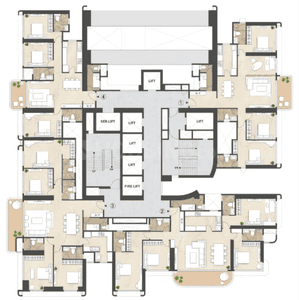 Project Image of 1169.39 - 1672.82 Sq.ft 3 BHK Apartment for buy in Mahindra BeaconHill