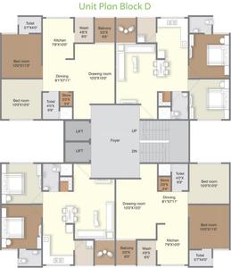 Project Image of 595.0 - 784.0 Sq.ft 2 BHK Apartment for buy in Pearl Heights