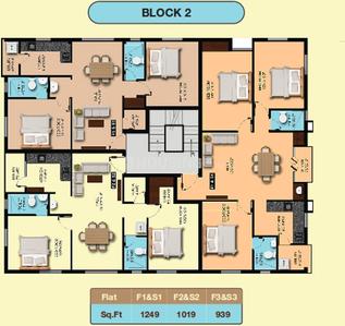 Project Image of 840.0 - 1249.0 Sq.ft 2 BHK Apartment for buy in Sumangali Gajendran Enclave