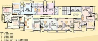 Project Image of 412.0 - 915.0 Sq.ft 1 BHK Apartment for buy in Garodia Mannat Towers