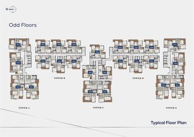 Project Image of 2337.0 - 4211.0 Sq.ft 3 BHK Apartment for buy in KGK Aakar