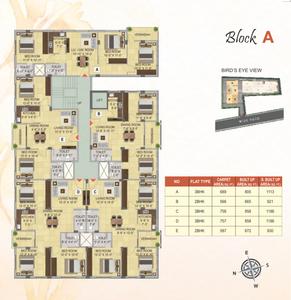Project Image of 566.0 - 758.0 Sq.ft 2 BHK Apartment for buy in Meena Bliss