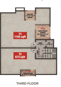 Project Image of 873.0 - 1251.0 Sq.ft 2 BHK Apartment for buy in AK Tiger Iron