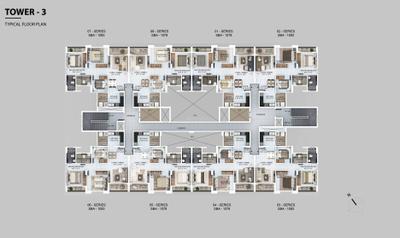 Project Image of 1067.0 - 1083.0 Sq.ft 2 BHK Apartment for buy in Provident Winworth