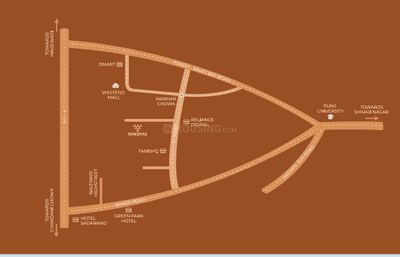 Project Image of 1030 Sq.ft 2 BHK Apartment / Flat for sale in Aundh for Rs. 14960000