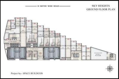 Project Image of 518.17 - 869.29 Sq.ft 1 BHK Apartment for buy in Space Sky Heights