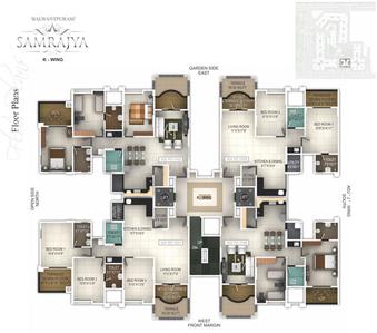 Project Image of 898.0 - 1171.0 Sq.ft 2 BHK Apartment for buy in Pethkar Samrajya