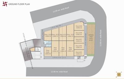 Swastik Complex A Cluster Plan for ground Floor 2