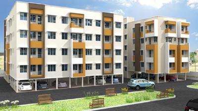 Project Image of 424.21 - 842.28 Sq.ft 2 BHK Apartment for buy in Annai Arisha Block B