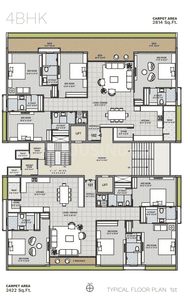 Project Image of 1911.0 - 6203.0 Sq.ft 3 BHK Apartment for buy in Avadh Ercole