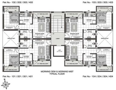 Project Image of 208.0 - 1252.0 Sq.ft Studio Studio Apartment for buy in Pushkar Orchid Greens Phase I