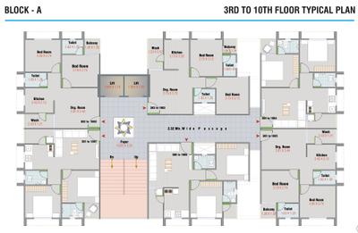 Project Image of 1017 Sq.ft 2 BHK Apartment / Flat for sale in Vatva for Rs. 3500000