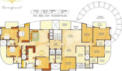 Project Image of 2580.0 - 3780.0 Sq.ft 4 BHK Apartment for buy in Tribute Gemini Riverfront