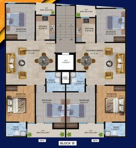Project Image of 650.0 - 1475.0 Sq.ft 1 BHK Builder Floor for buy in Vihaan Altair Residency