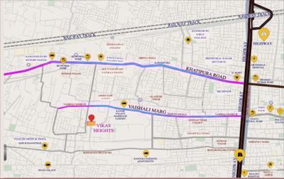 Project Image of 1365.33 - 1526.08 Sq.ft 3 BHK Apartment for buy in Vikash Heights IV