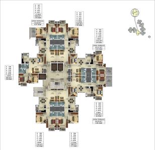 Project Image of 950.0 - 1740.0 Sq.ft 2 BHK Apartment for buy in Mantri Webcity