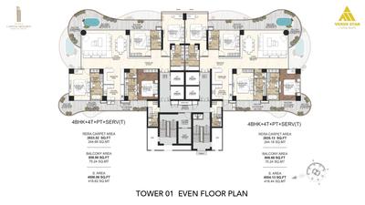 Project Image of 1722.9 - 4591.25 Sq.ft 3 BHK Apartment for buy in Venus Capital Heights