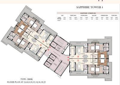 Project Image of 2249.0 - 2658.0 Sq.ft 3 BHK Apartment for buy in Sawasdee Heights