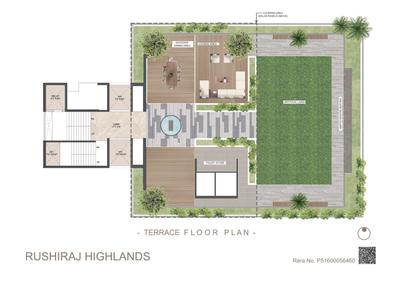 Project Image of 3127.02 - 3540.25 Sq.ft 4 BHK Apartment for buy in Rushiraj Highlands