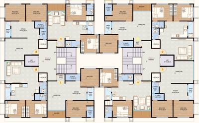 Nilkanth Seven Homes Cluster Plan 1