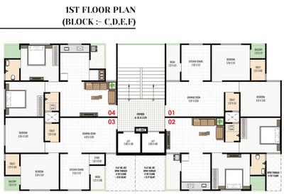 Project Image of 343.8 - 569.73 Sq.ft 1 BHK Apartment for buy in Rudra Riyal Residency