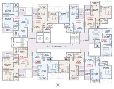 Project Image of 280.0 - 675.0 Sq.ft 1 BHK Apartment for buy in Bloom Residency