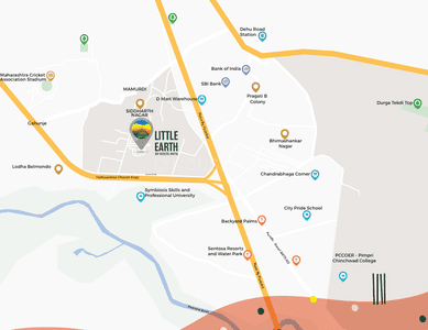 Project Image of 713.22 - 763.16 Sq.ft 2.5 BHK Apartment for buy in Kolte Patil Little Earth Kiwale Building B11