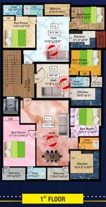 Project Image of 508.0 - 1308.0 Sq.ft 1 BHK Apartment for buy in Bharathi Sai Laurel
