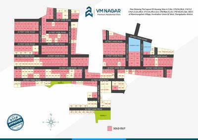 Premier VM Nagar Layout Plan 1
