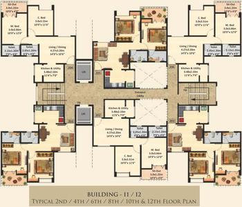Project Image of 988.0 - 1483.0 Sq.ft 2 BHK Apartment for buy in Nyati Equatorial