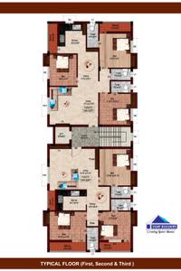Project Image of 1395.0 - 1405.0 Sq.ft 3 BHK Apartment for buy in Sri Sai Enclave