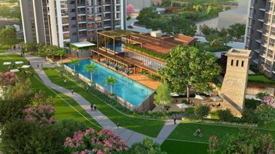 Project Image of 2100.0 - 2900.0 Sq.ft 3 BHK Apartment for buy in Shapoorji Pallonji Parkwest Sequoia Tower 11