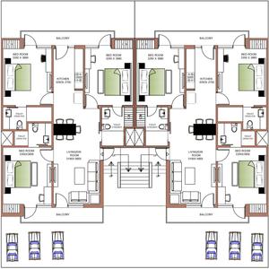 Project Image of 0.0 - 2450.0 Sq.ft 3 BHK Apartment for buy in Gambhir Lakeview