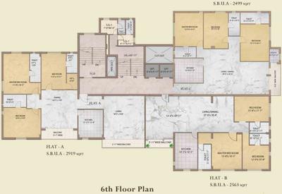 Project Image of 1828.0 - 4000.0 Sq.ft 3 BHK Apartment for buy in Eden Imperial