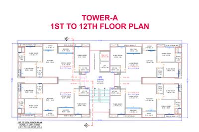 Project Image of 885.01 - 943.56 Sq.ft 3 BHK Apartment for buy in Shree Hari Silvassa Meritto