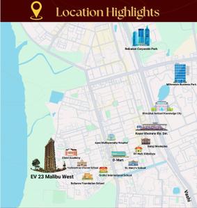Project Image of 464.14 - 832.05 Sq.ft 2 BHK Apartment for buy in EV 23 Malibu West